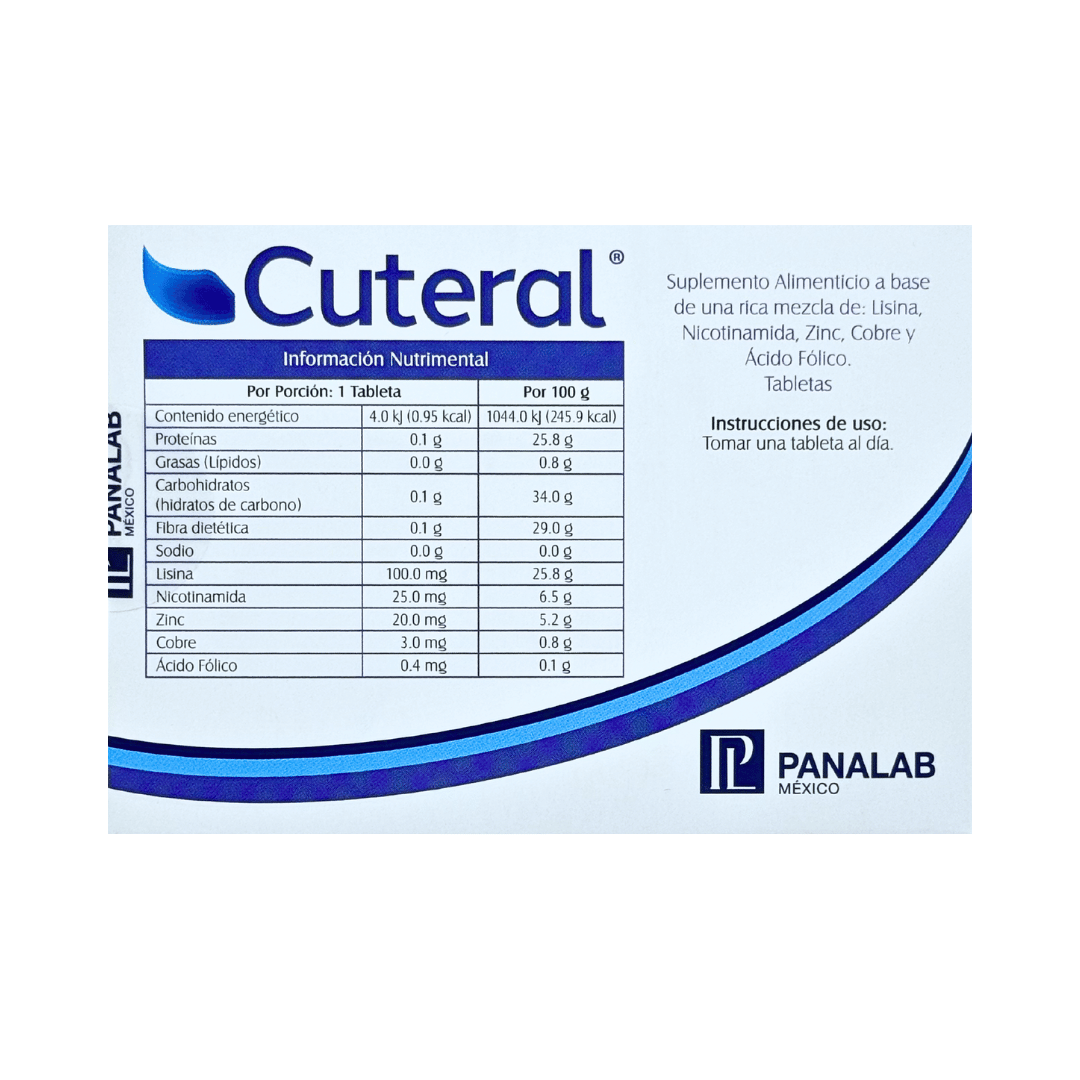 Cuteral Suplemento Alimenticio 30 tab - Image 3