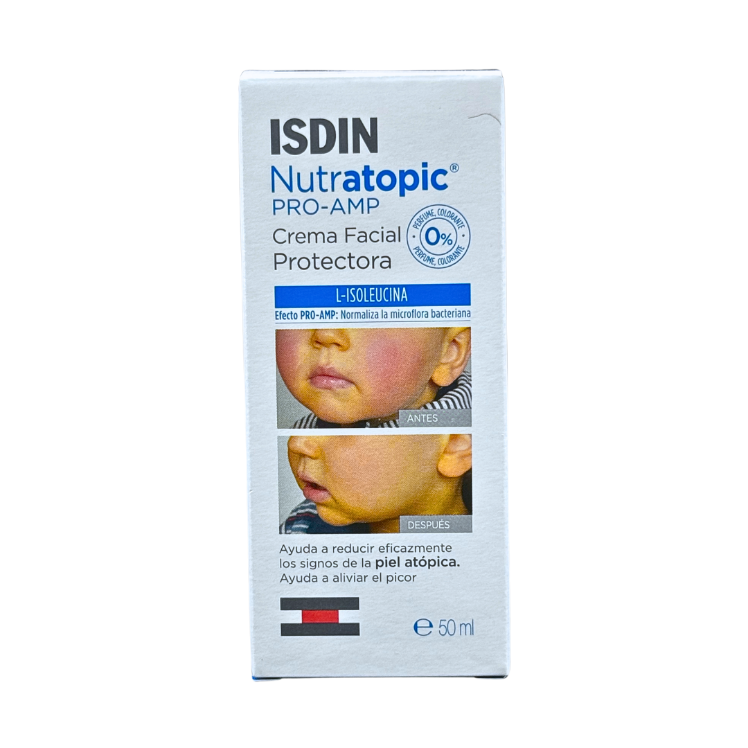Isdin Crema Facial Protectora Nutratopic Pro-Amp 50ml - Image 2