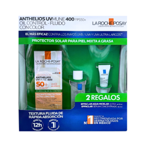 La Roche Posay KIT Anthelios Uvmune 400+Agua Micelar y Serum